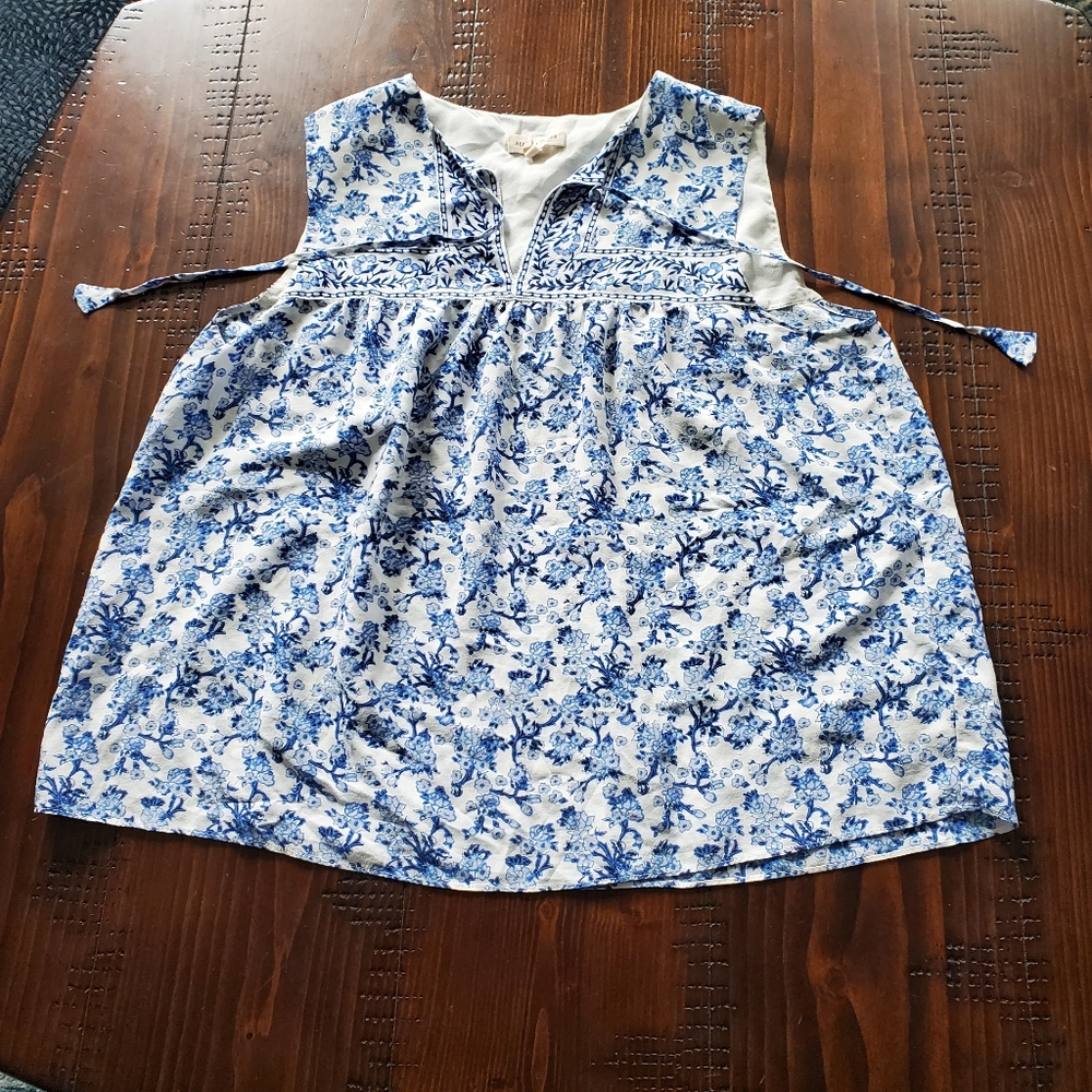 Rebecca Taylor print silk blouse